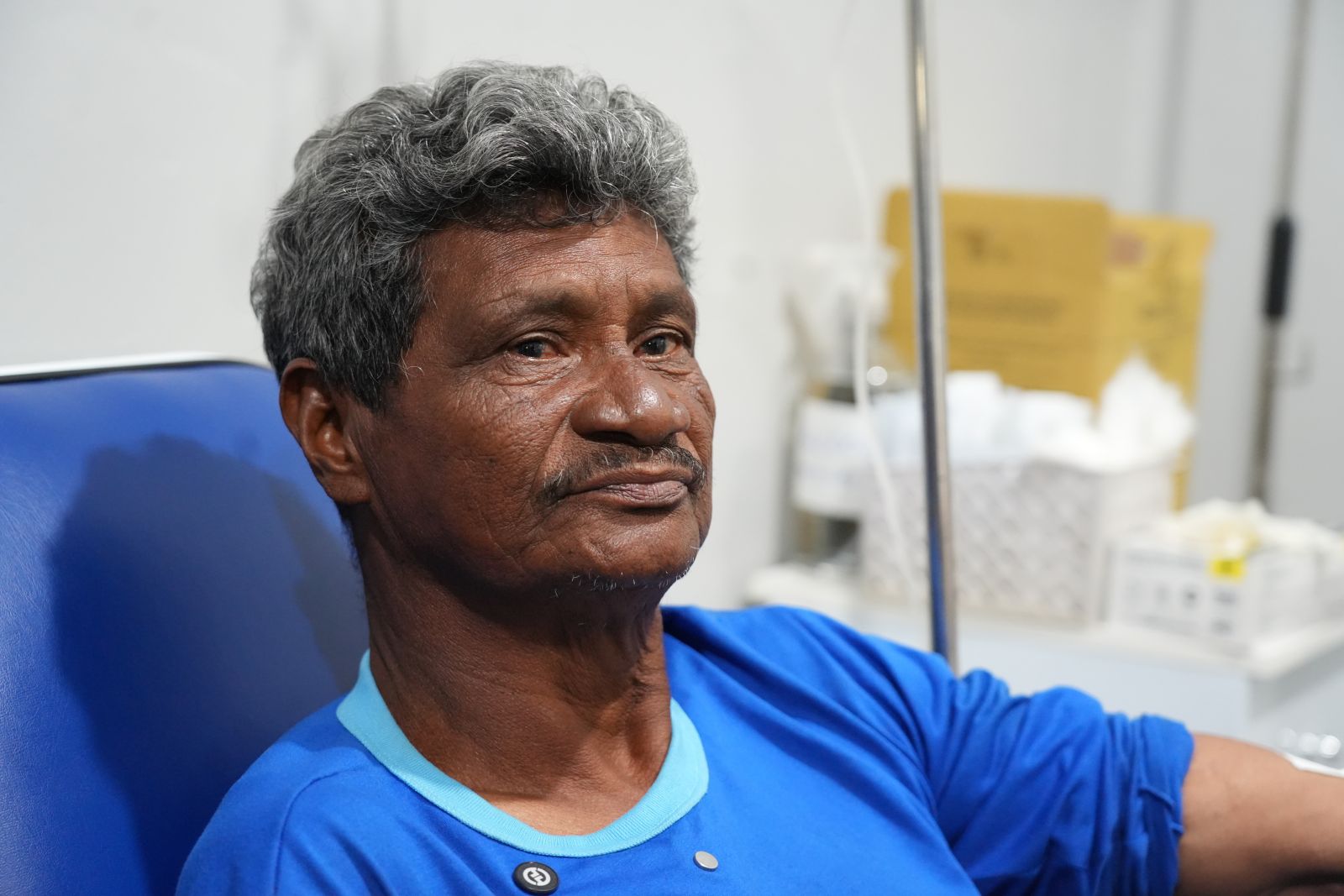  Álvaro Evangelista relatou estar muito satisfeito com o atendimento oferecido pelos servidores da unidade