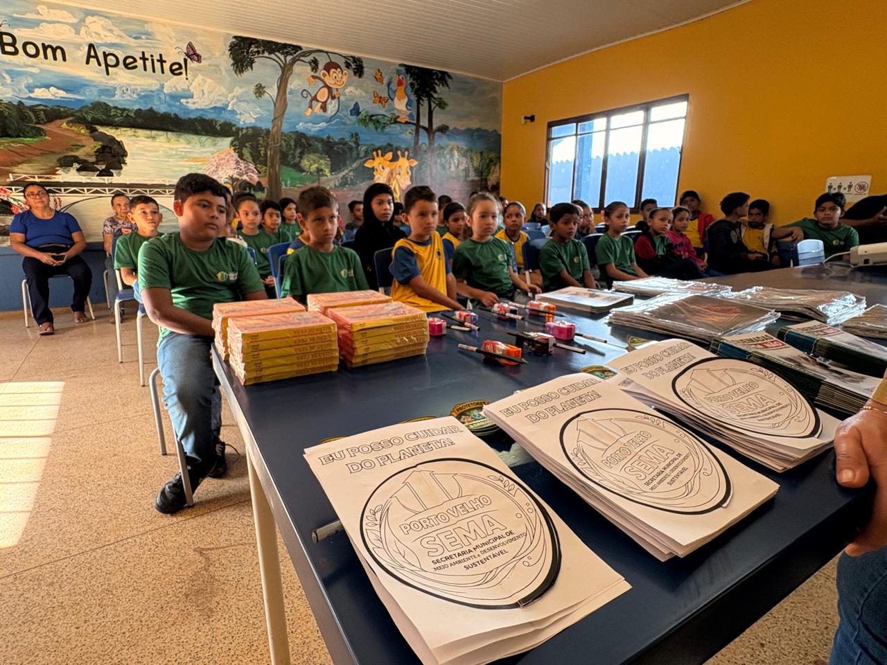 O projeto “Mãos que Protegem” incentiva a preservação ambiental entre estudantes da rede municipal